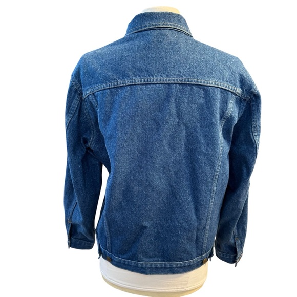 VTG 90’s L.L. Bean Denim Trucker Jean Jacket Women’s Size Medium USA Made - Picture 3 of 6